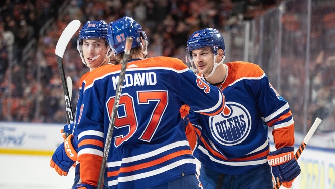 Edmonton Oilers noterar tre matchers vinstsvit för första gången den här säsongen